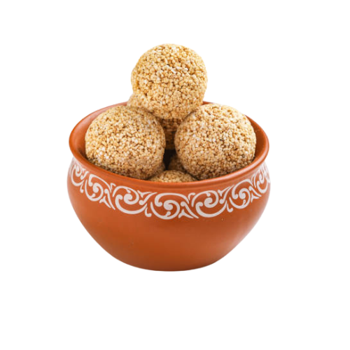 White Sesame Seeds Jaggery Laddu